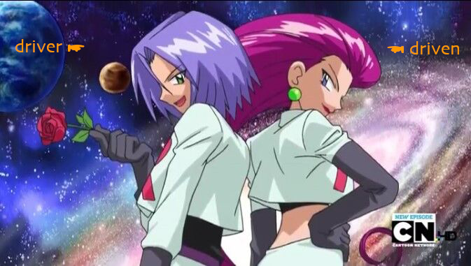 ./CARTOON - Team Rocket from Pokemon - 'And make it double' nsapay.png - INSANELY GREEDY BAD GUYS THAT ALWAYS LOSE - (barmayden is obvs the redhead) - 'driver' vs. 'driven'.png